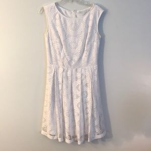 White Lace Tank Dress